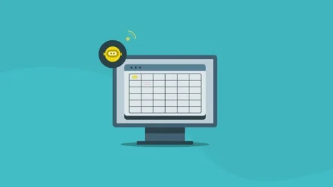 AI assistant automates office task, communication and increase productivity. Stock Footage 337956274