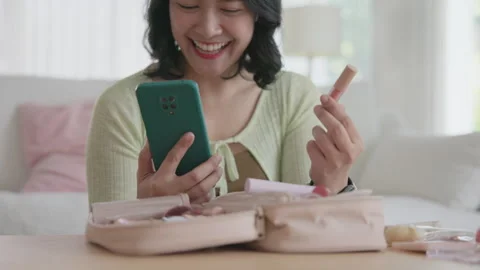 AI assistant data driven advice beauty skincare industry in urban cosmetics.. Stock Footage 330138532