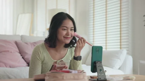 AI assistant data driven advice beauty skincare industry in urban cosmetics.. Stock Footage 333027336