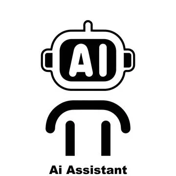 Ai assistant vector icon design. Stock Illustration