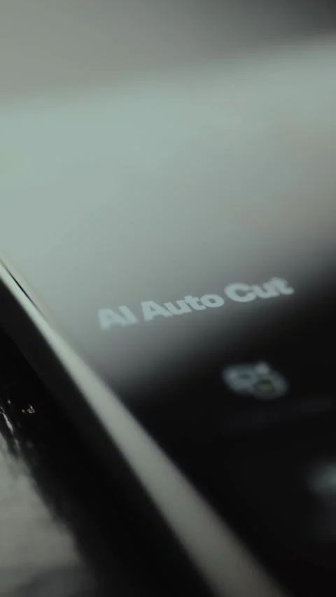 AI Auto Cut option, automatic video edit Stock Footage 327523830