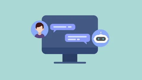 AI automatic answering system, Searching for information by querying robots Stock Footage 335733021