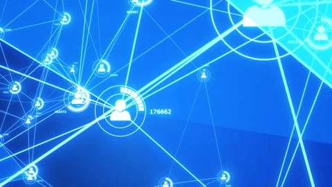 AI automation research of user data. Modern Information technologies concept Video stock 242291275