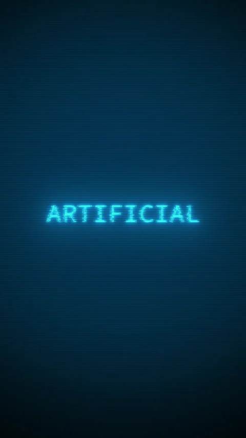 AI Awakening: Artificial Intelligence Animation Loop Stock Footage 318991216