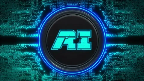 AI Background animation, digital energy Stock Footage 250120787