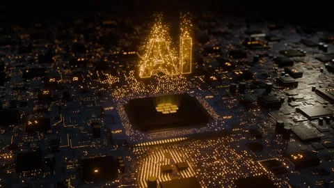 AI Background  Yellow Stock Footage 307350832