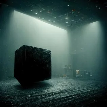 AI is a black box Stock Illustration