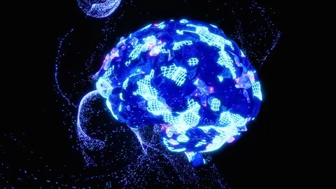 AI brain concept Stock Footage 288520823