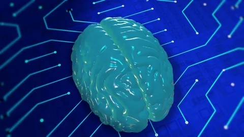 AI brain Stock Footage 74752843