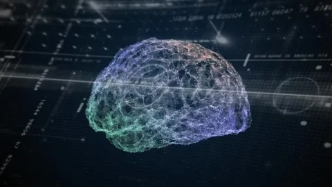 AI brain machine learning algorithm internet Stock Footage 262776173