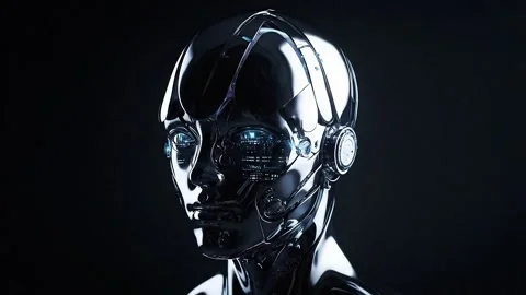 AI Brain Opens – Universe Inside Digital Mind Stock Footage 313787471