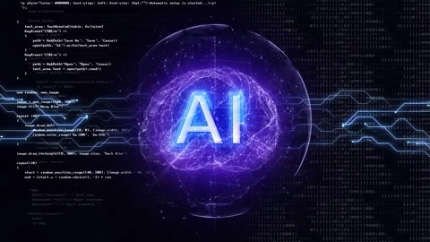AI Bubble Bursting Animation Transition on Alpha Channel, Loop Stock Footage 337794707