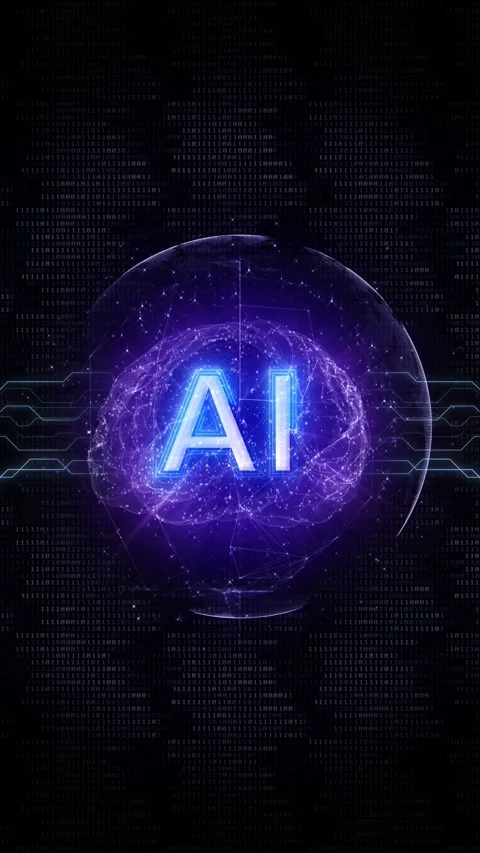 AI Bubble Bursting Animation Transition on Alpha Channel, Loop Stock Footage 337895468