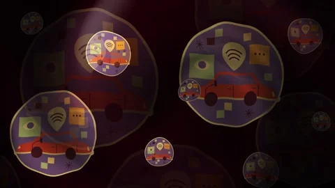 AI Car Background Loop Stock Footage 309446796