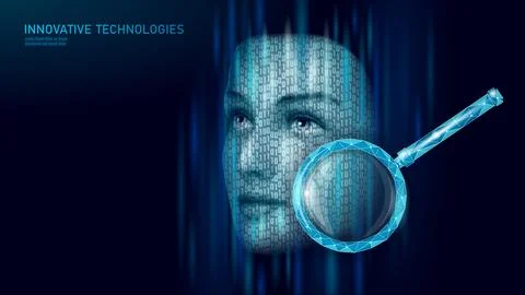 AI chat bot search artificial intelligence technology. Website virtual reality Stock Illustration