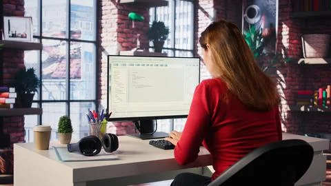 AI chatbot application displayed on a desktop computer for solutions Stock Photos