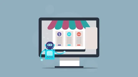 AI chatbot automates customer subscription management. Stock Footage 334772835