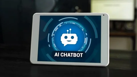 AI chatbot for business concept. Artificial Intelligence bot icon ready to chat Stockbeeldmateriaal 305490816