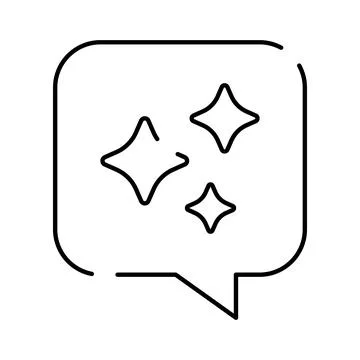 Ai chatbot intelligence speech bubble communication icon Stock Illustration