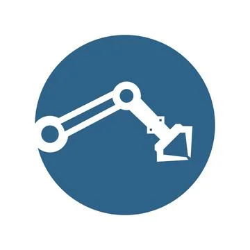 AI Chatbot Robot Logo Design Stock Illustration