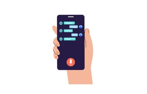 AI chatbot technology Stockillustratie