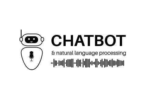 AI chatbot technology Illustrazione stock