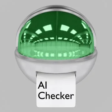 AI Checker concept Stock Illustration