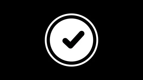 AI Checkmark Animation with Green and Black Backgrounds. Stock Footage 339208663