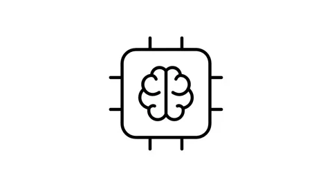 AI chip 動画素材 342874643