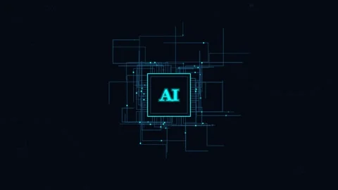 The AI Chip Vídeos de archivo 343709453