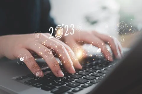 AI chip, new technology bigdata and business design concept for new year ta.. Stock Photos
