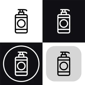 AI Chip Robot Icon: Artificial Intelligence Technology Symbol Illustrazione stock