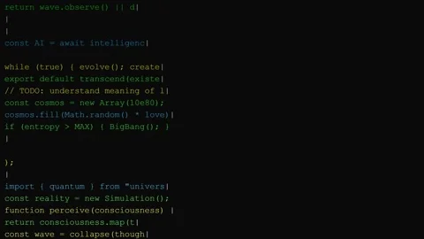 AI Code Autocomplete and Suggestion Screen in Developer Text Editor Stock Footage 340341327