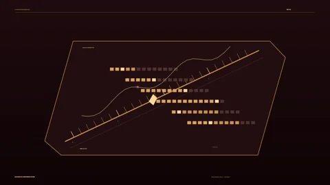 AI Cognitive Processing Data HUD Seamless Loop Stock Footage 342175059