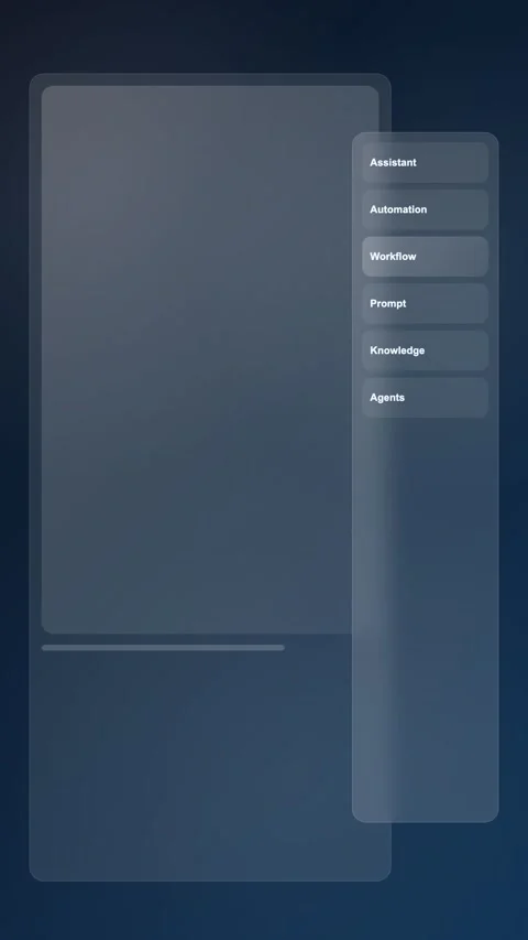 AI Collaboration Studio Premium Gradient SaaS Interface Vertical Animation Stock Footage 345154560