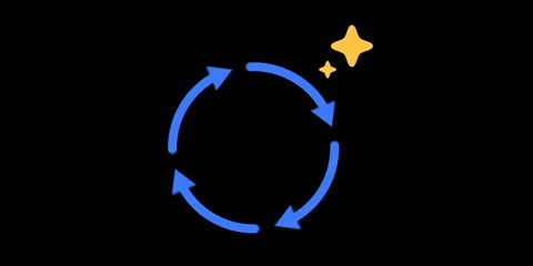 AI Completed Workflow Success Loop Animation Vídeos de archivo 332749230