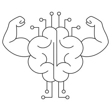 AI Computational Power icon Stock Illustration