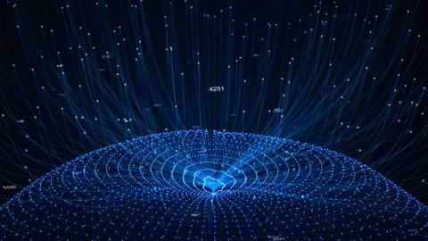 AI, Computer Algorithms, Nodes and Connections Artificial Intelligence and Large Stockbeeldmateriaal 311807443