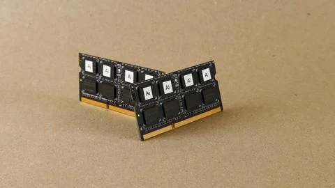 AI computer memory chips generating advanced technology solutions Stock Photos