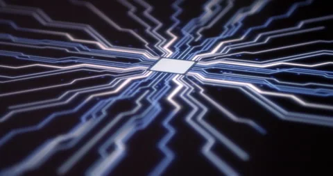 AI Computer Scanning Fingerprint To Activate Digital Process Stock Footage 149341123