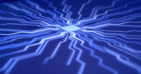 AI Computer Scanning Fingerprint To Activate Digital Process Stock Footage 149355065
