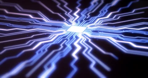 AI Computer Scanning Fingerprint To Activate Digital Process Stock Footage 149769533