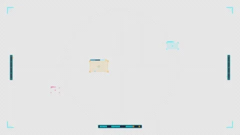 AI Computer Vision Multi Target Tracking HUD with real time bounding boxes and m 스톡 동영상 346019432