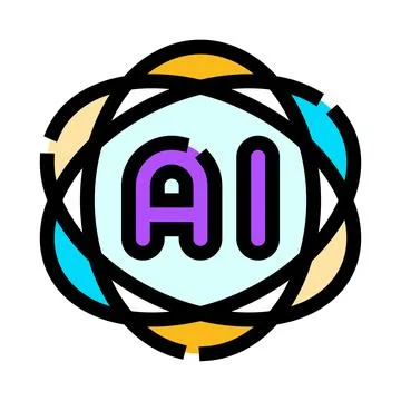 Ai concept with neuron and digital brain connections Stock Illustration