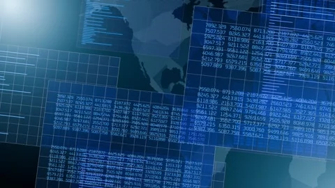 AI concept video Moving pattern AI video background Digital background video Stock Footage 262437042