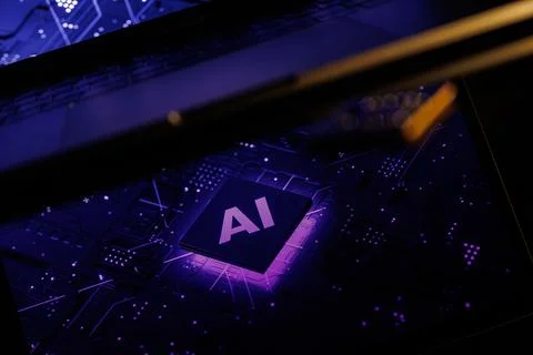 AI conceptual image. Artificial intelligence Stock Photos