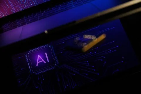 AI conceptual image. Artificial intelligence Foto stock