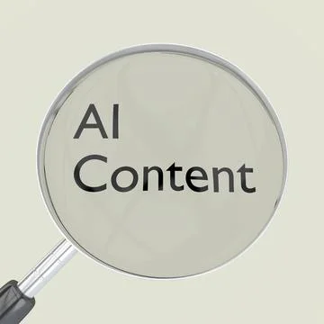 AI Content concept Stock Illustration