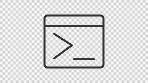 AI content creation ui icons line animation set 스톡 동영상 321855964