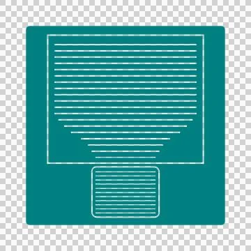 AI Context Funnel LLM Output Compression Abstract Vector Ilustração Stock